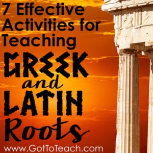 greek and latin roots