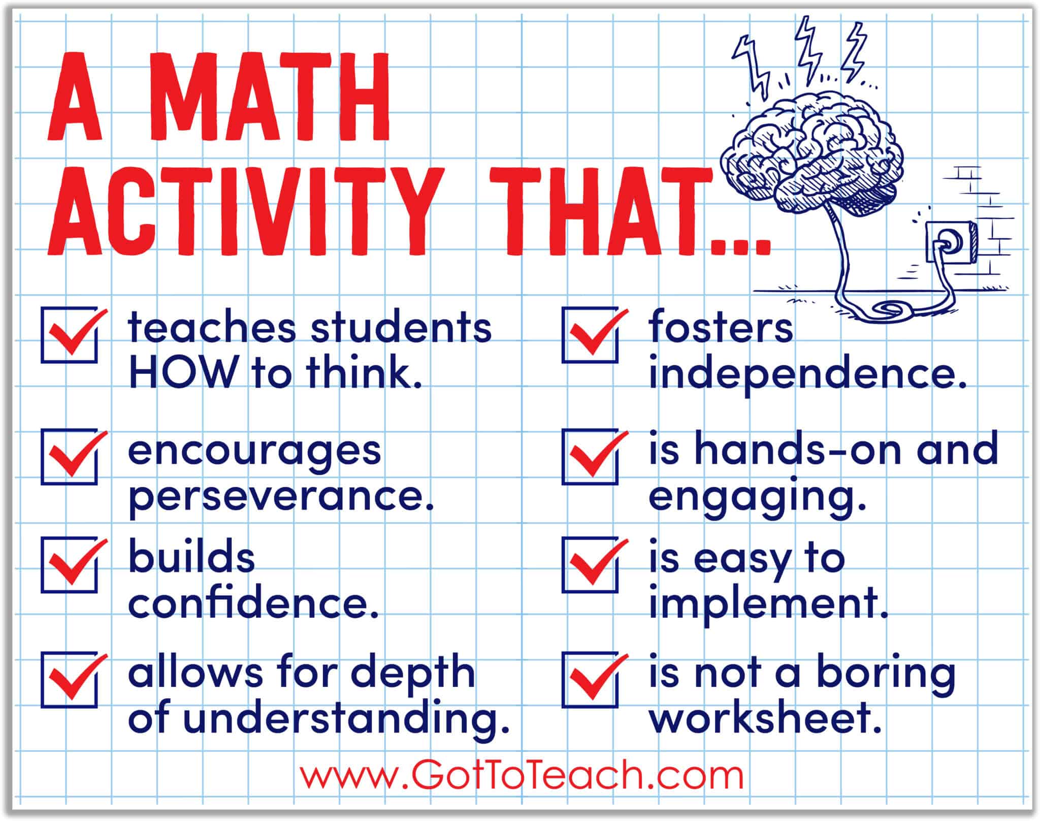 . Critical thinking & Math. My favourite Maths teacher. That is encouraging thought.