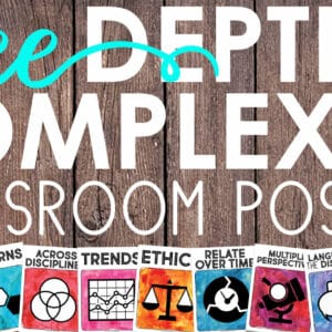 Depth and Complexity Icon Posters