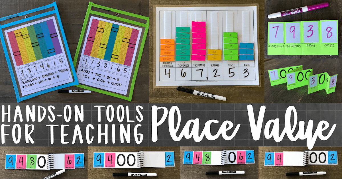 Place Value Flip Chart - Teach Beside Me