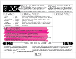 third grade reading standards