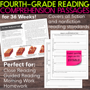 4th grade reading comprehension