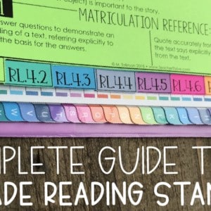 fourth grade reading standards