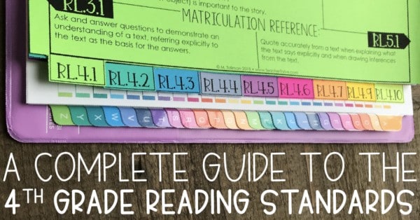 A Complete Guide to the Fourth Grade Reading Standards