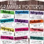 free grammar parts of speech