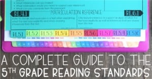 fifth grade reading standards