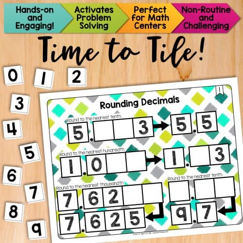 Math Tiles: Rounding Decimals • Teacher Thrive