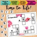 Math Tiles: All Operations (Add, Subtract, Multiply & Divide) • Teacher ...