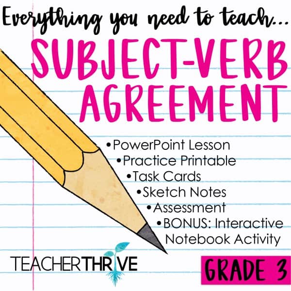 Third Grade Grammar Bundle • Teacher Thrive