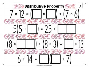 Distributive Property