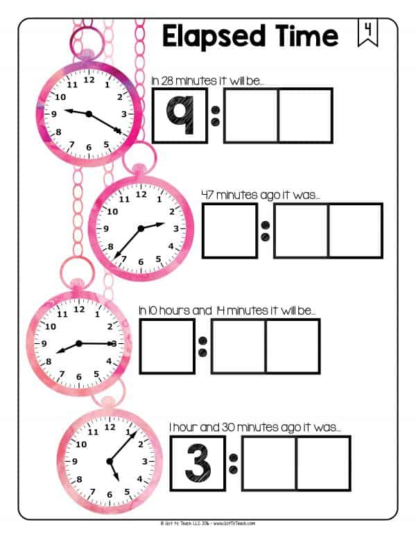 Math tiles elapsed time teacher thrive