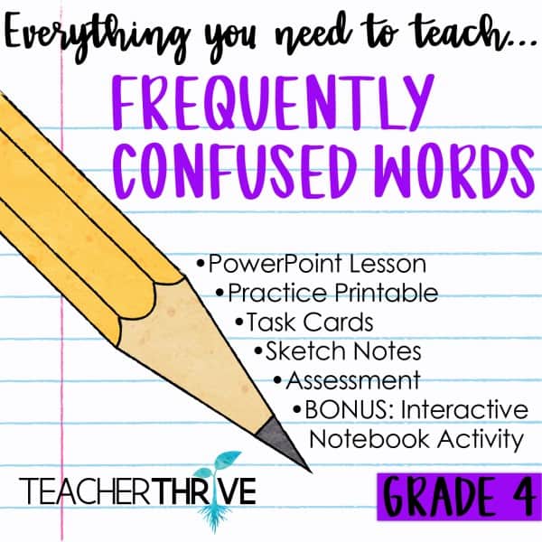 Fourth Grade Grammar Bundle • Teacher Thrive