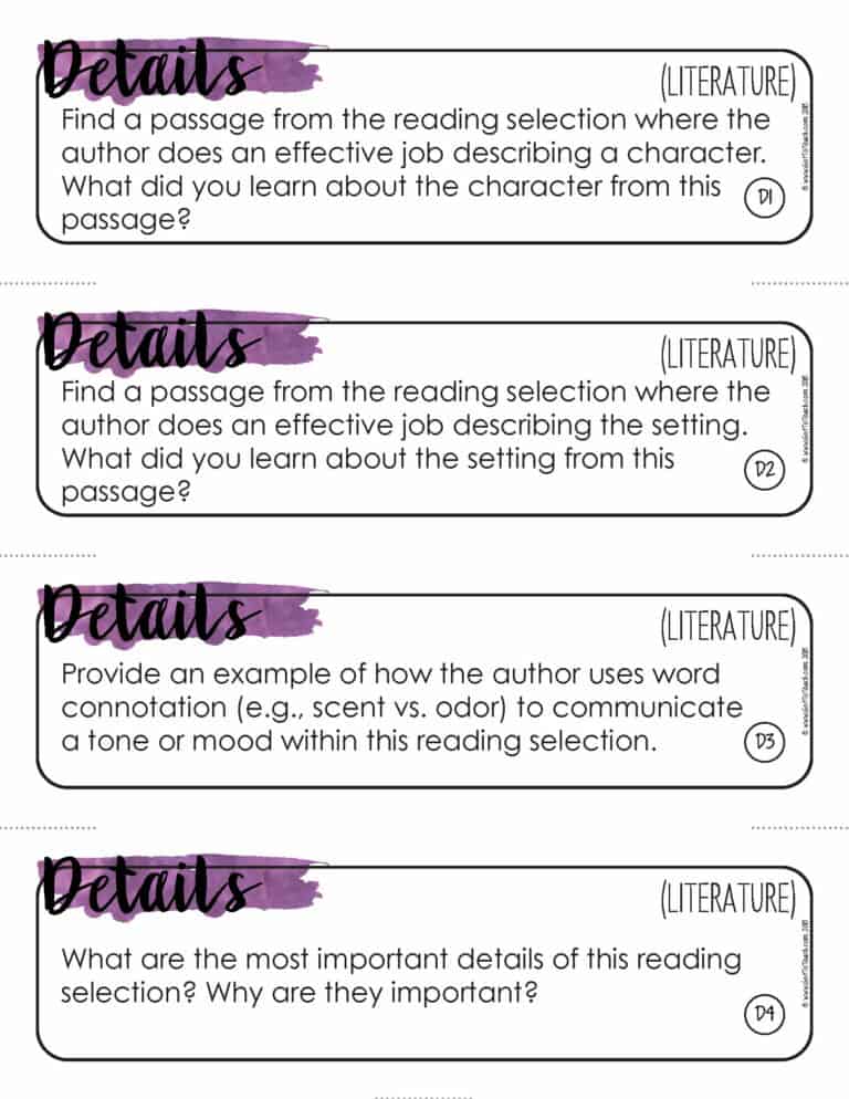 Depth and Complexity Task Card Bundle • Teacher Thrive