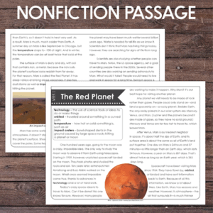 third grade reading comprehension