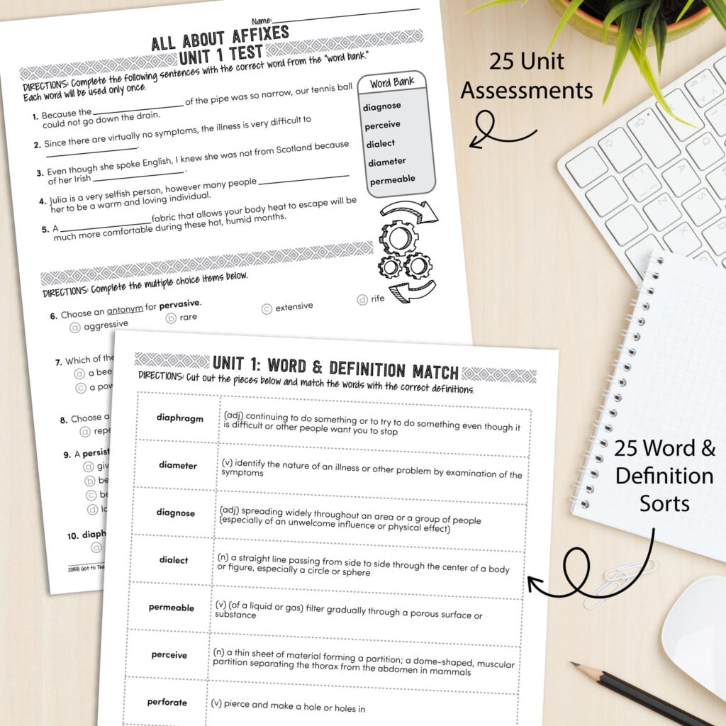 Prefixes and Suffixes Practice Printables Morphology — Image 4