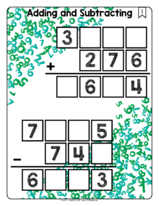 math tiles math centers