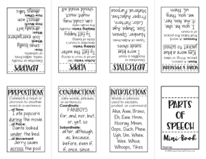 parts of speech