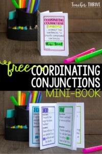 coordinating conjunctions FANBOYS