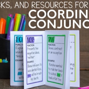 coordinating conjunctions