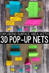3D pop up nets for surface