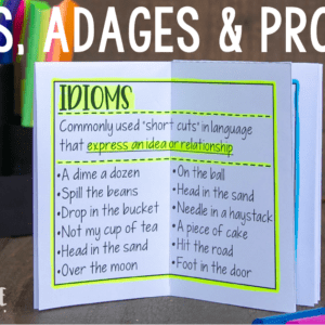 idioms, adages, and proverbs