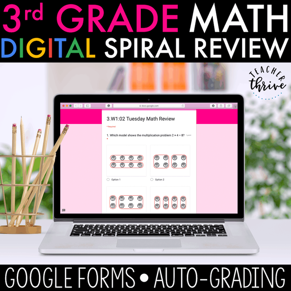 3rd grade digital spiral review