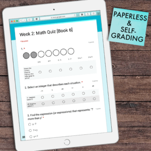 5th grade digital math assessments