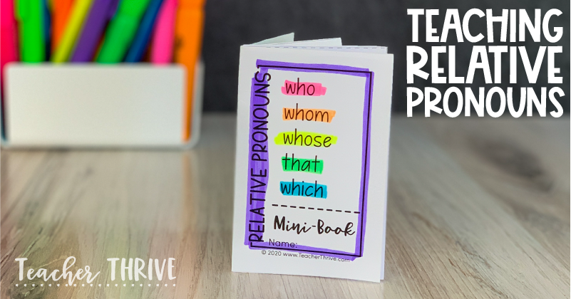 relative pronoun