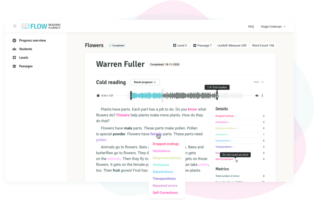 DIGITAL: Flow Reading Fluency
