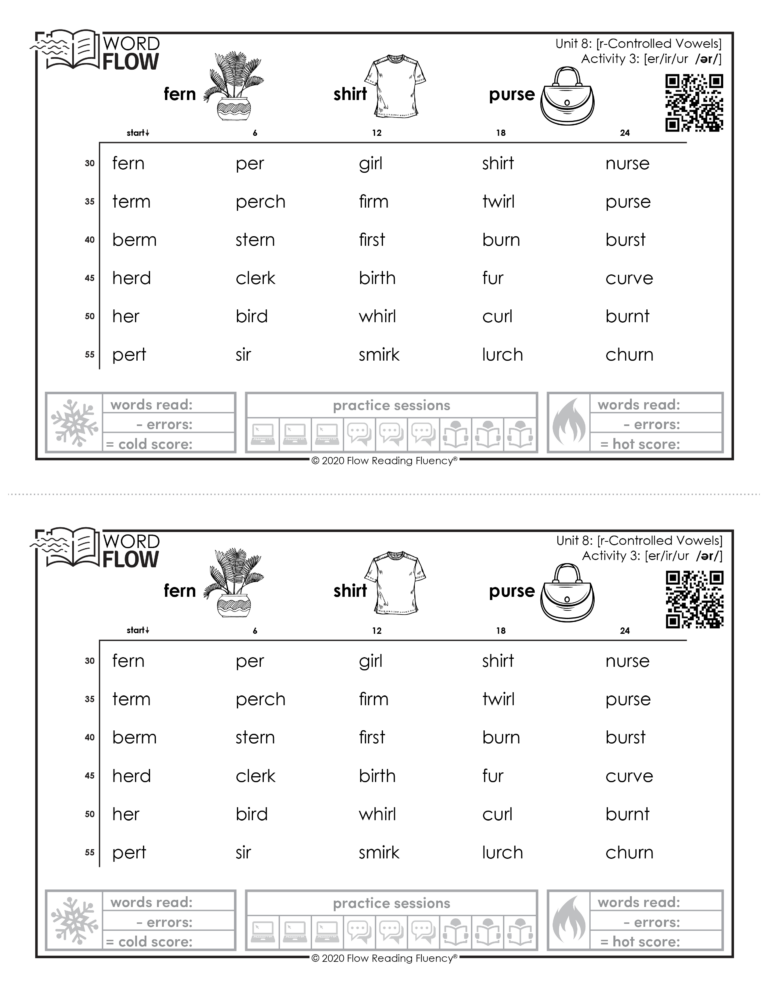 Word Flow: Phonics-Based Flow Reading Fluency (PRINTABLE) • Teacher Thrive