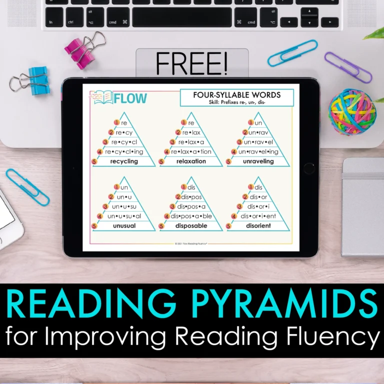 Text Pyramids for Improving Reading Fluency