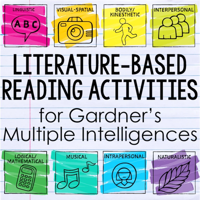 Reading Activities for Gardner's Multiple Intelligences