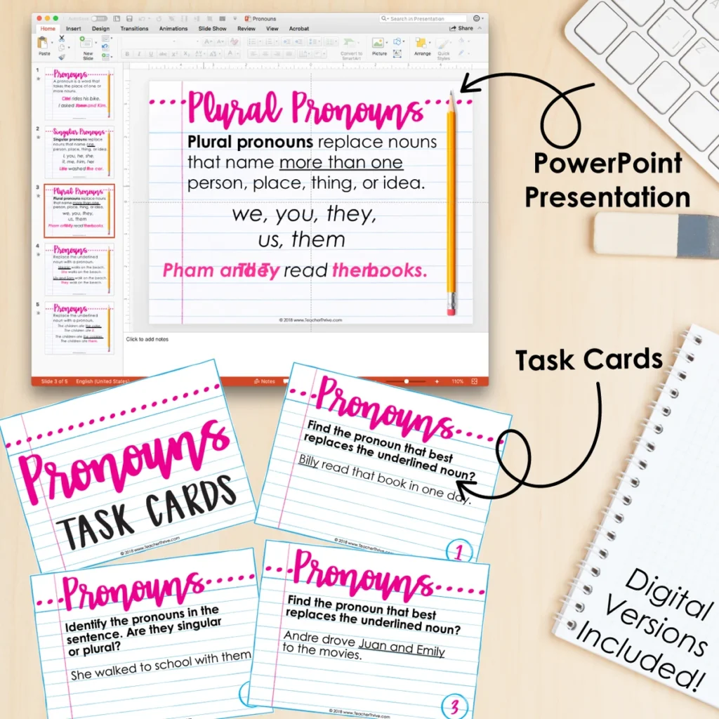 3rd Grade Grammar Unit: Pronouns — Image 3