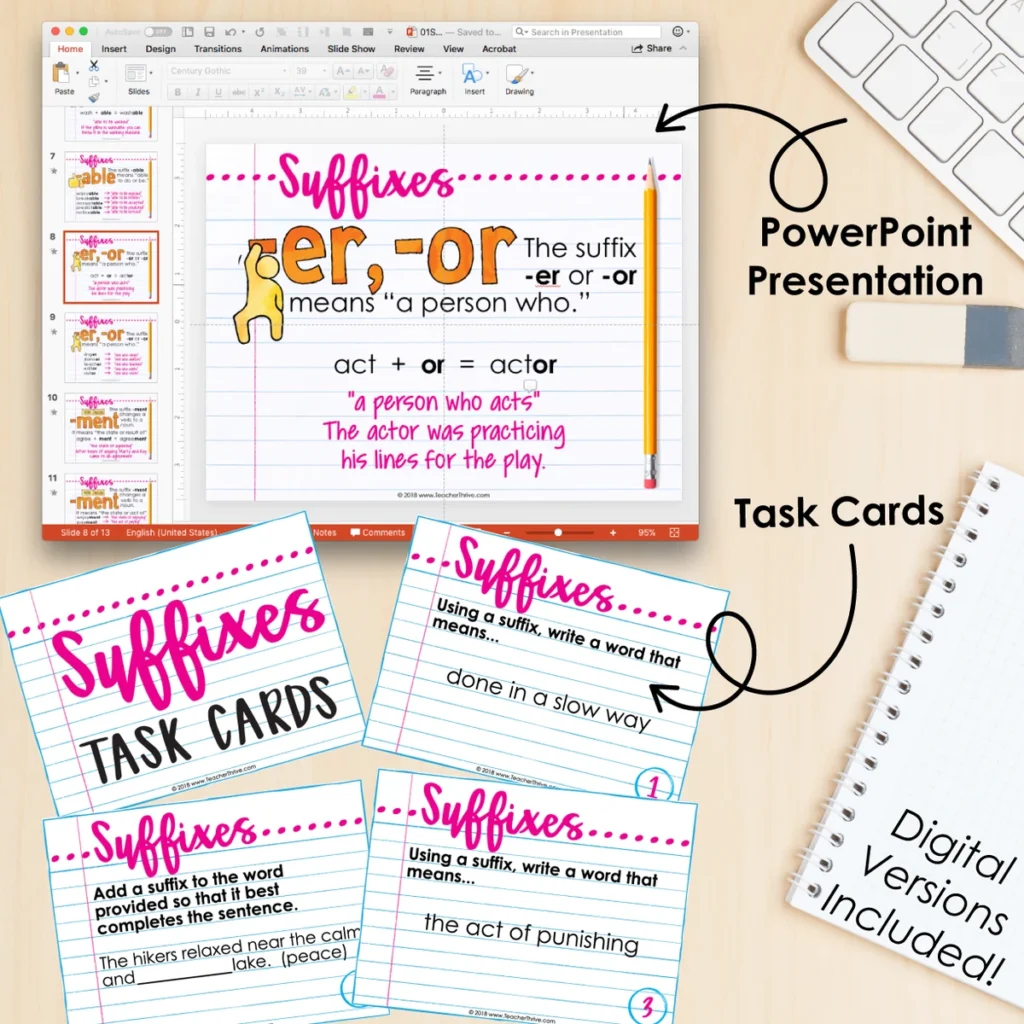 3rd Grade Grammar Unit: Suffixes — Image 3