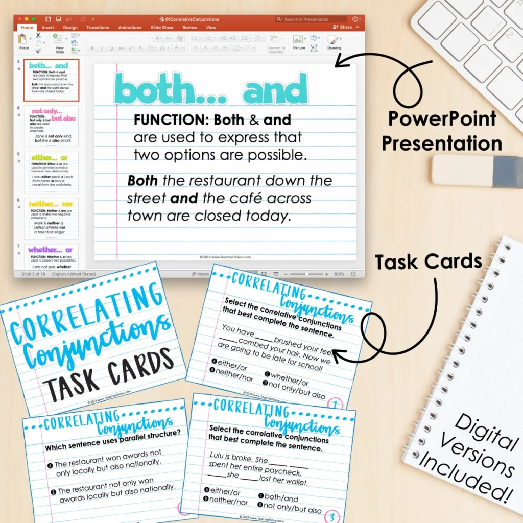 5th Grade Grammar Unit: Correlative Conjunctions — Image 3