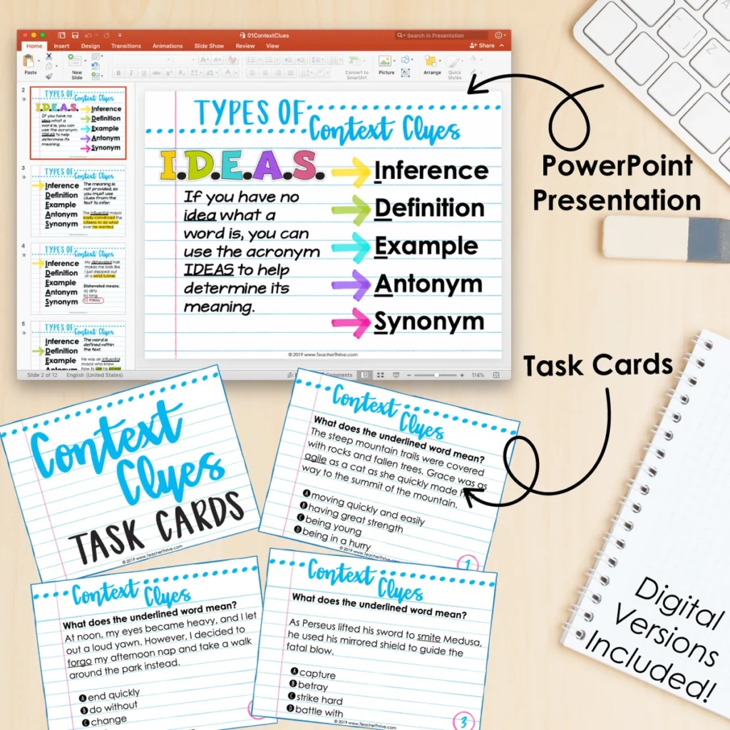 5th Grade Grammar Unit: Context Clues — Image 3