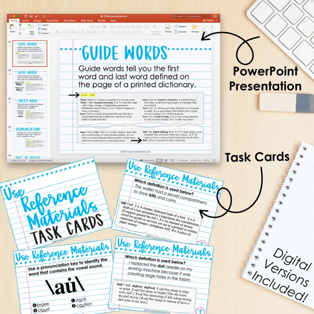5th Grade Grammar Unit: Use Reference Materials — Image 3