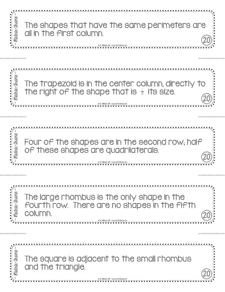 Problem Solving with Pattern Blocks 2 Math Centers — Image 4