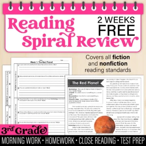 FREE 3rd Grade Reading Comprehension Passages [Nonfiction And Fiction]