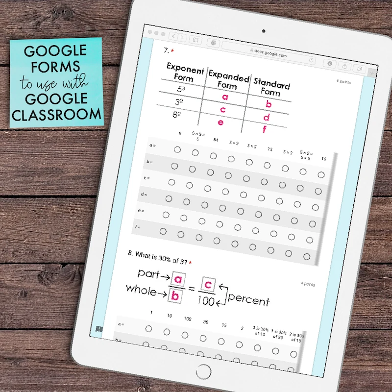6th Grade Math Assessments [DIGITAL] — Image 3