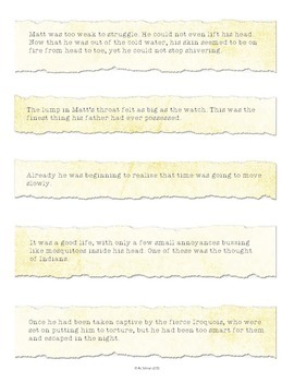"Book Bits": a Fun Pre-reading Activity for The Sign of The Beaver — Image 3