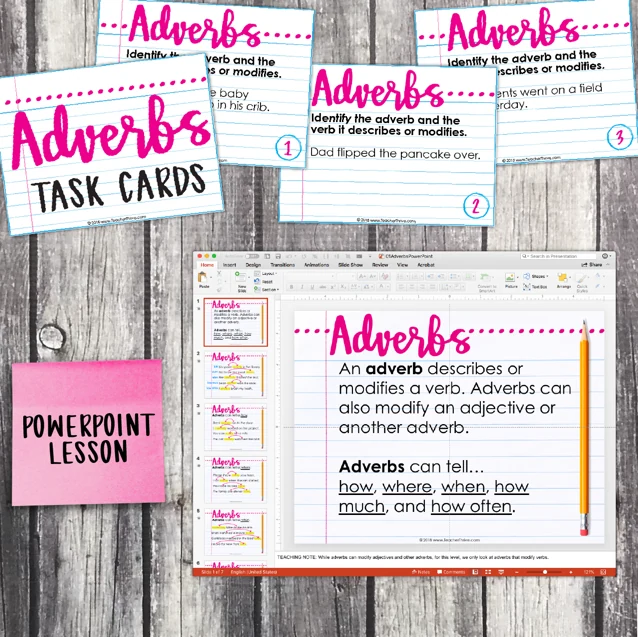 3rd Grade Grammar Unit: Adverbs — Image 3