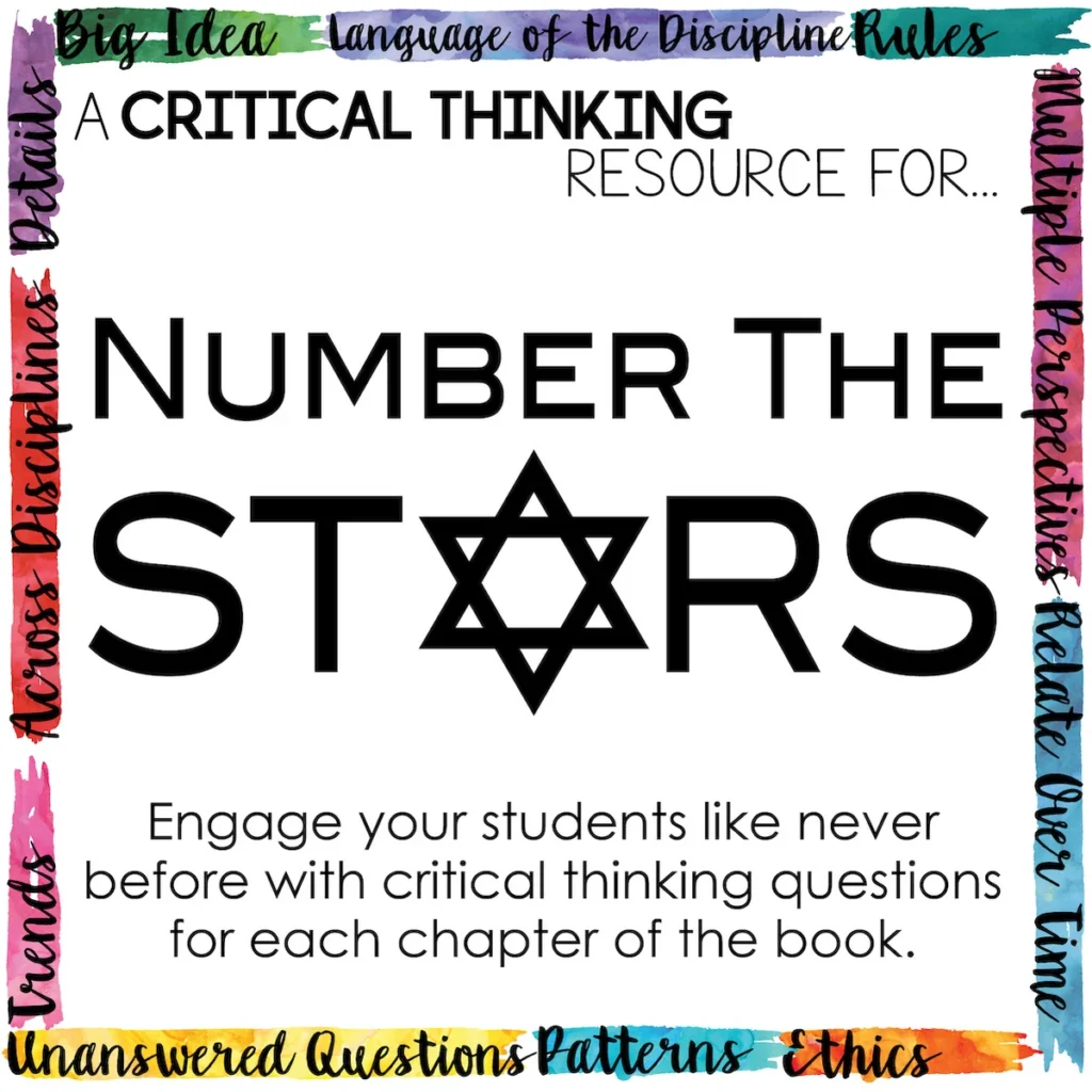 Depth and Complexity Novel Study for Number the Stars