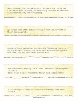 "Book Bits": a Fun Pre-reading Activity for The Witch of Blackbird Pond — Image 3