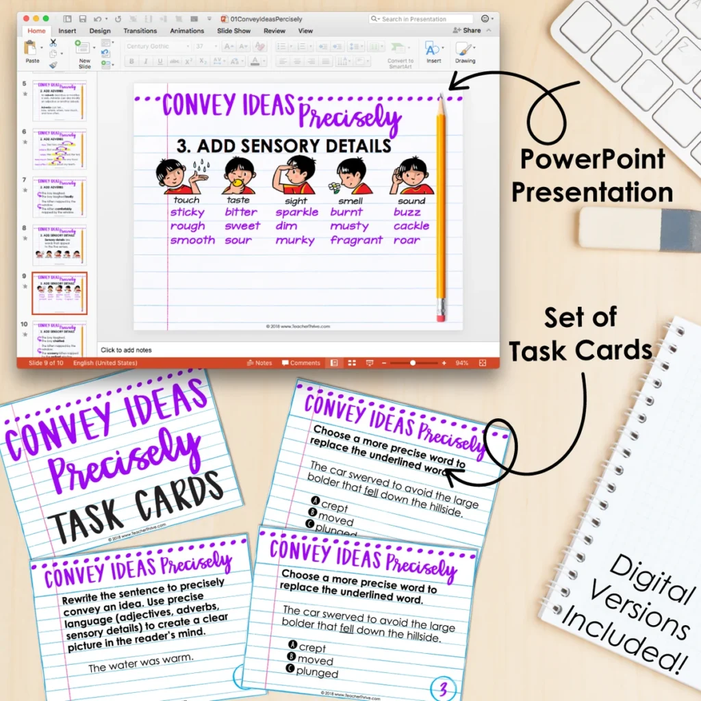 4th Grade Grammar Unit: Convey Ideas Precisely — Image 3