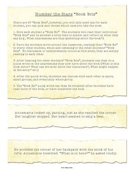 "Book Bits": a Fun Pre-reading Activity for Number the Stars — Image 2