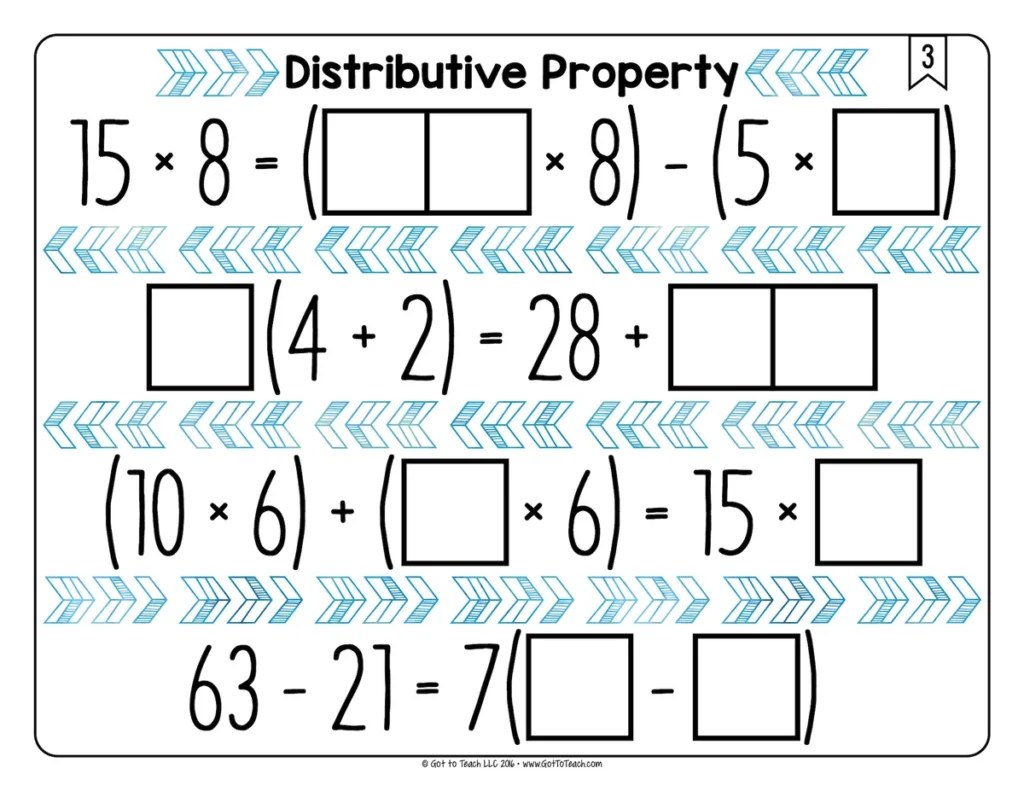 Distributive Property Math Centers Math Tiles — Image 4