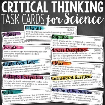 Depth and Complexity  Critical Thinking Task Cards Bundle — Image 3