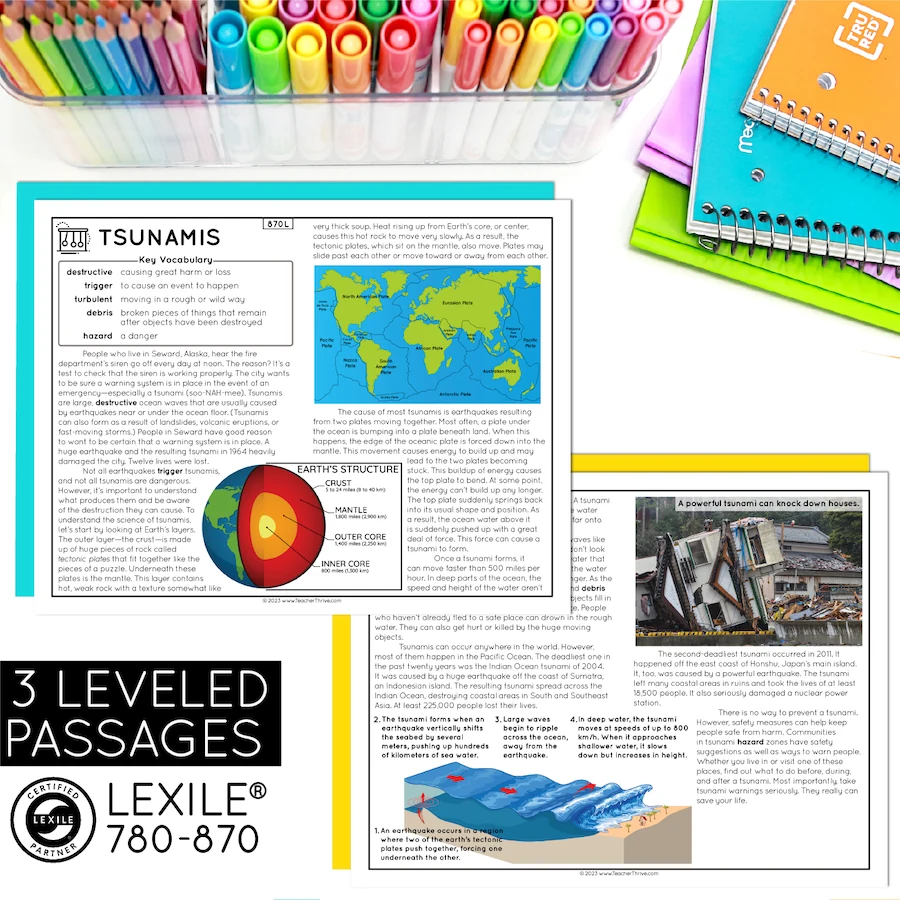 4th Grade Cause and Effect Nonfiction Text Reading Comprehension Passages — Image 2