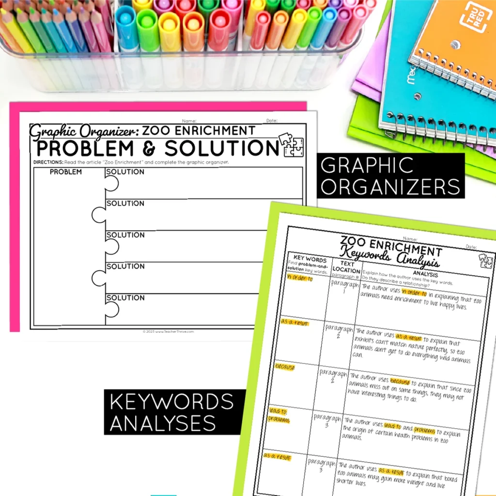 3rd Grade Problem and Solution Nonfiction Text Reading Comprehension Passages — Image 3